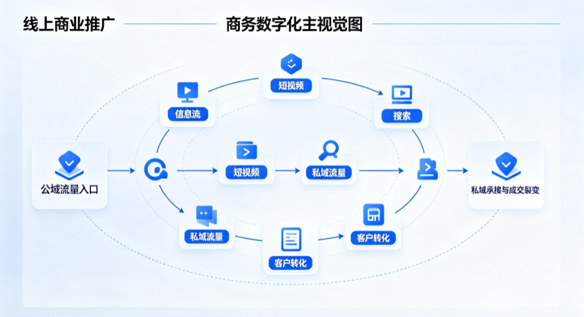 长葛市线上商业推广怎么做？全域流量闭环搭建与低成本转化实战指南